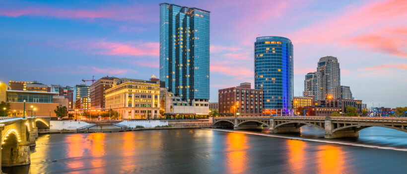 City of Michigan Skyline