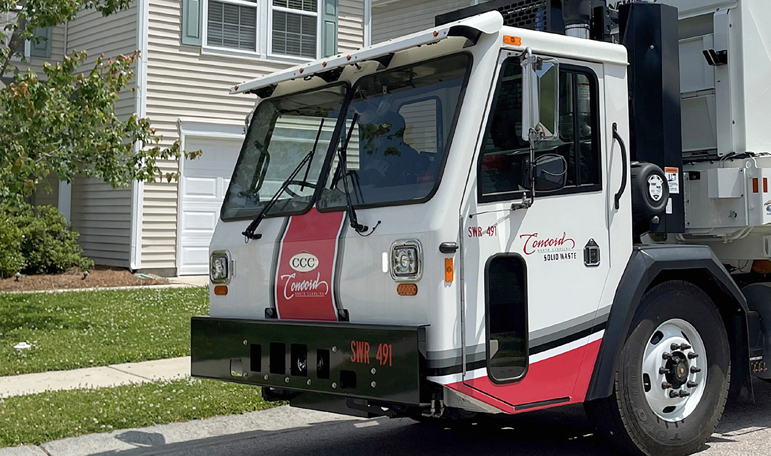 Photo of Concord, NC, Garbage Truck
