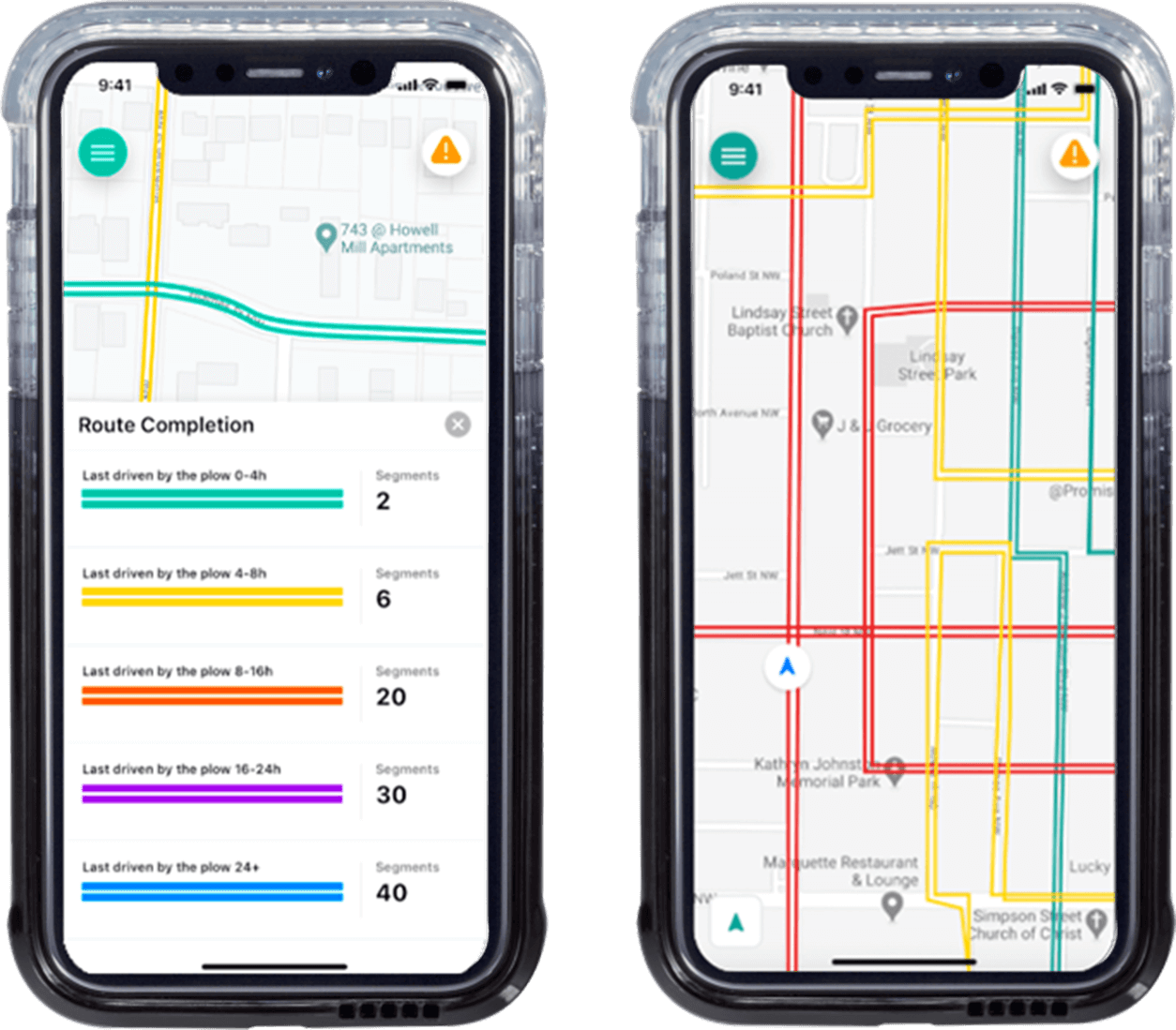 Routeware SmartCity for Snow Operations In-Cab Tools