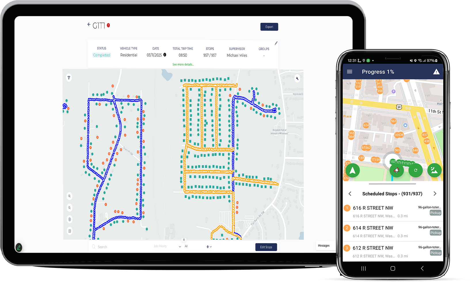 Routeware SmartCity In-Cab Tools