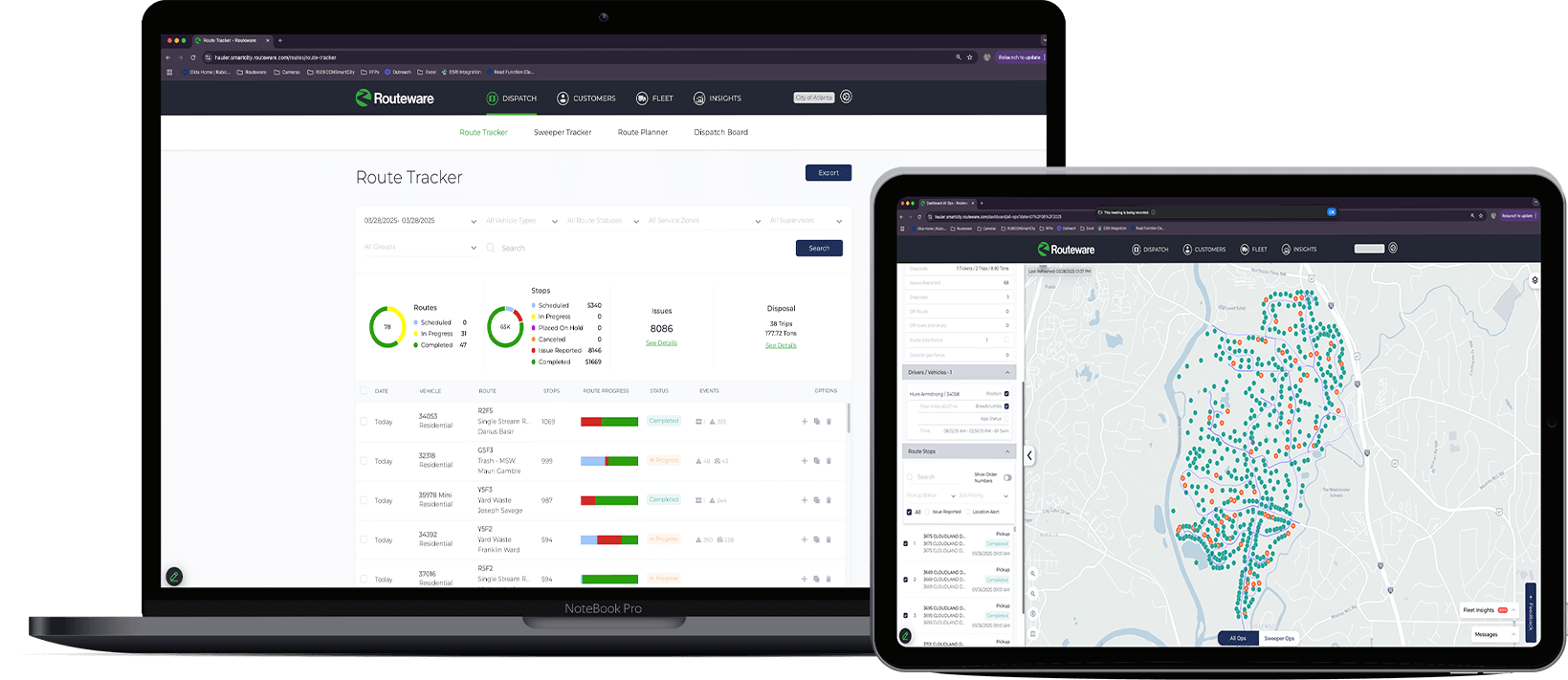 Routeware SmartCity Dispatch