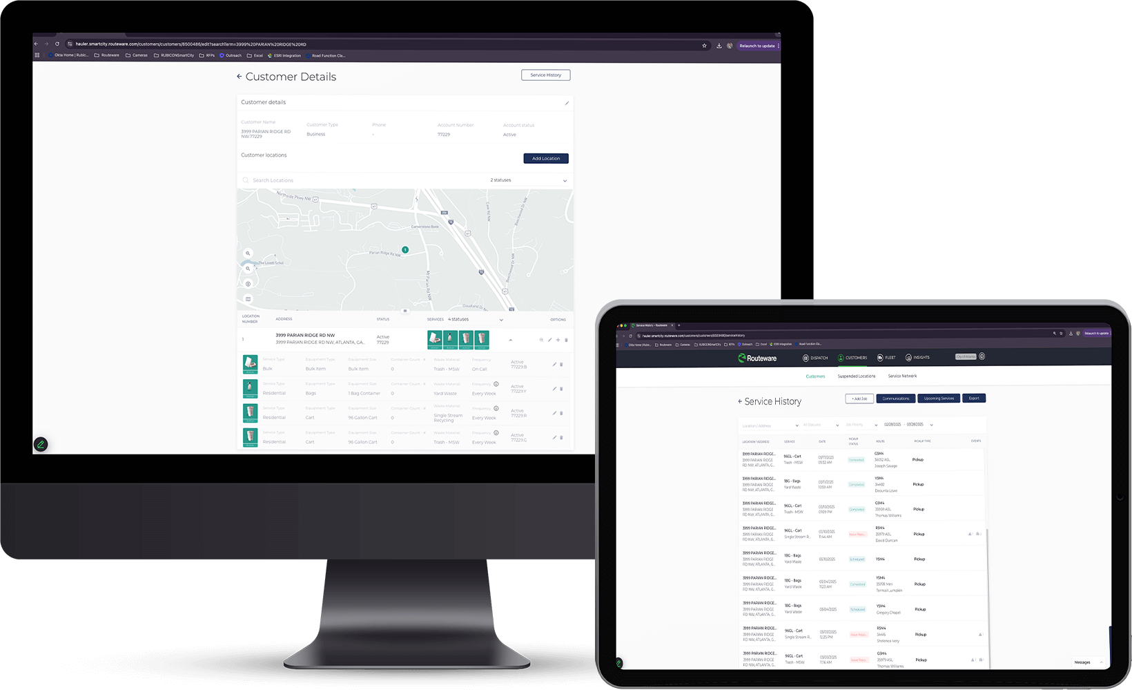 Routeware SmartCity Customer Service